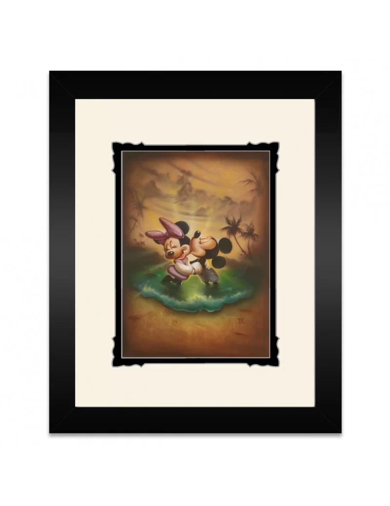 Mickey and Minnie Mouse ''Life with You Is a Dream'' Framed Deluxe Print by Noah $38.40 COLLECTIBLES