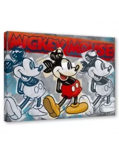 Mickey Mouse ''Red is the New Grey'' Signed Giclée by Trevor Carlton – Limited Edition $148.80 COLLECTIBLES