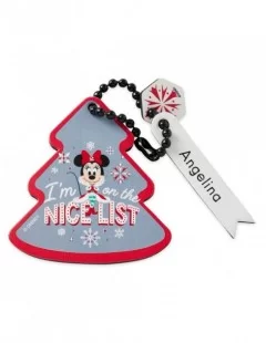 Minnie Mouse Tree Bag Tag by Leather Treaty – Personalized $4.30 KIDS