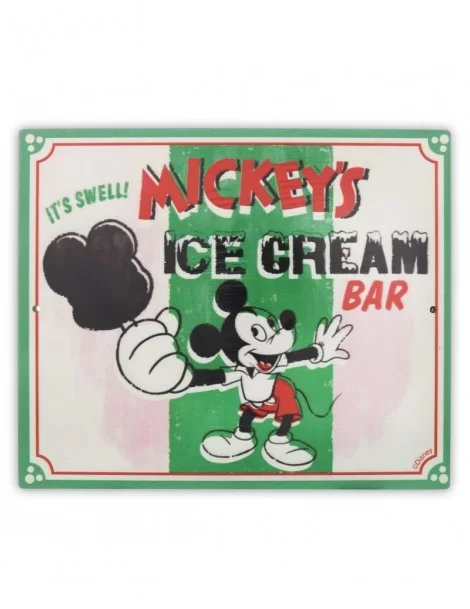 Mickey's Ice Cream Bar Wall Sign $12.40 HOME DECOR