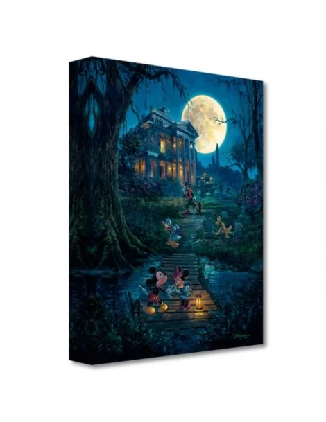 Mickey Mouse at The Haunted Mansion ''A Haunting Moon Rises'' by Rodel Gonzalez Canvas Artwork – Limited Edition $51.60 HOME ...