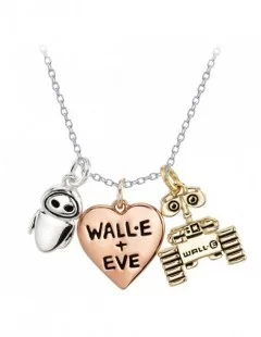 WALL•E and E.V.E. Heart Necklace $7.19 ADULTS