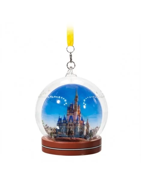 Mickey and Minnie Mouse Glass Dome Ornament – Walt Disney World $9.28 HOME DECOR