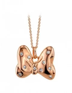 Minnie Mouse Bow Diamond Pendant Necklace – Rose Gold $62.30 ADULTS