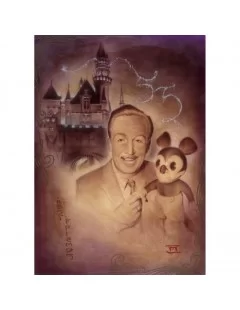 Mickey Mouse and Walt Disney ''Walt and Mickey 55th'' Limited Edition Giclée by Noah $64.40 HOME DECOR
