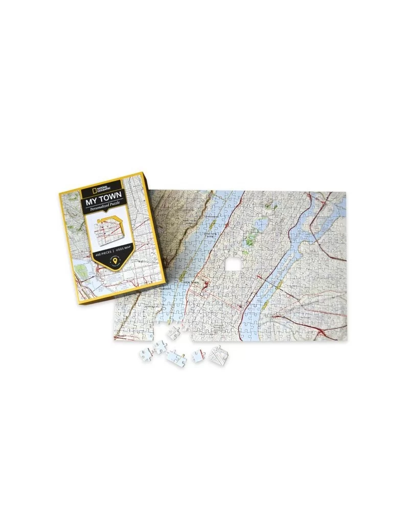 National Geographic My Town Personalized Puzzle – Map Scale: 1:26 000 $17.60 TOYS
