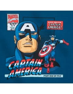 Captain America Fashion Tee for Kids $5.52 GIRLS