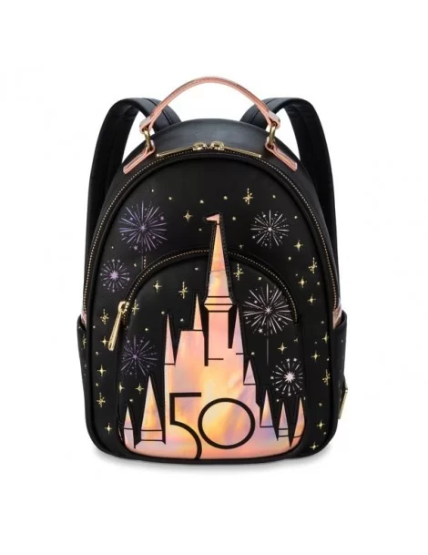 Walt Disney World 50th Anniversary Grand Finale Loungefly Mini Backpack $31.68 ADULTS