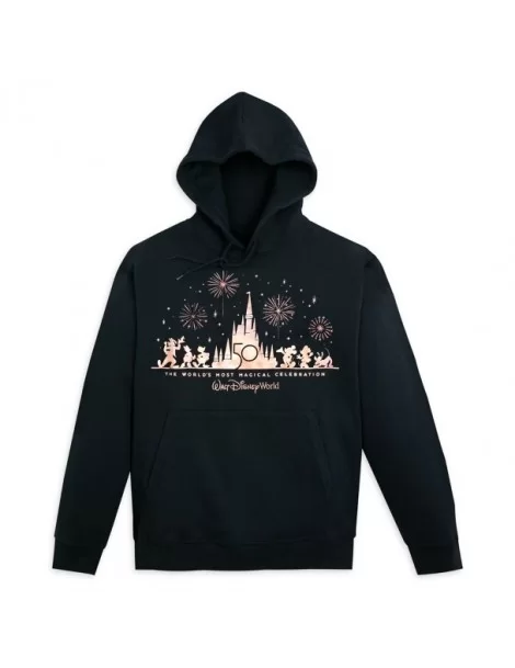 Walt Disney World 50th Anniversary Grand Finale Pullover Hoodie for Adults $26.32 MEN