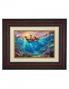 ''Little Mermaid Falling in Love'' Framed Limited Edition Canvas by Thomas Kinkade Studios $360.00 COLLECTIBLES
