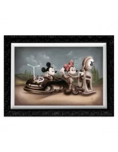 Mickey and Minnie Mouse ''Service with a Smile'' Limited Edition Giclée by Noah $67.20 COLLECTIBLES