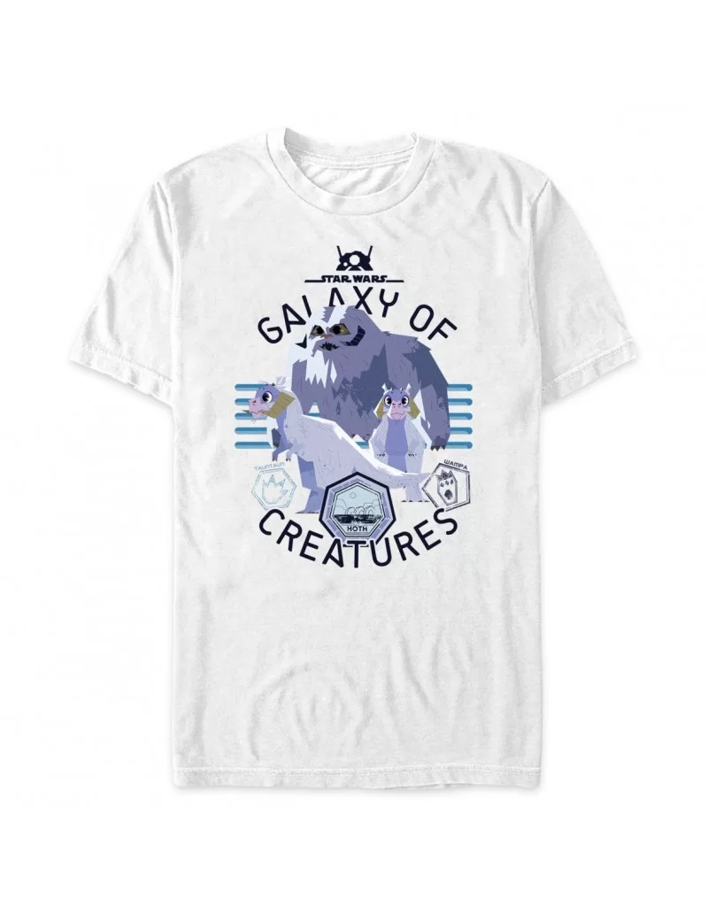 Star Wars: Galaxy of Creatures Hoth T-Shirt for Adults $8.64 MEN