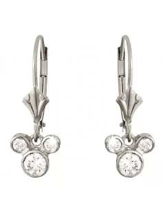 Mickey Mouse Fleur-de-Lis Earrings – Platinum $637.00 ADULTS