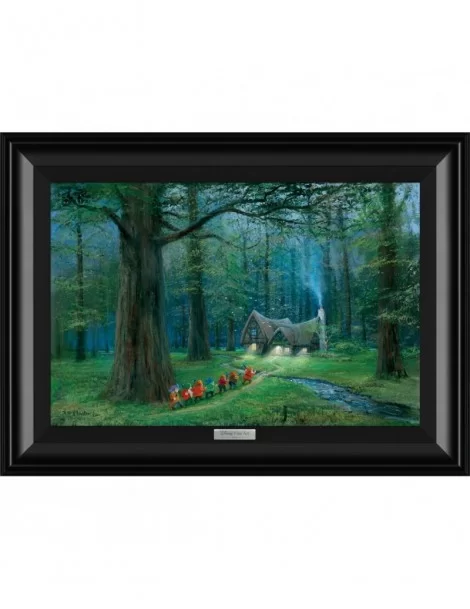 Snow White and the Seven Dwarfs ''Off to Home We Go'' by Peter Ellenshaw Framed Canvas Artwork – Limited Edition $112.00 COLL...