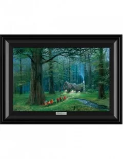 Snow White and the Seven Dwarfs ''Off to Home We Go'' by Peter Ellenshaw Framed Canvas Artwork – Limited Edition $112.00 COLL...