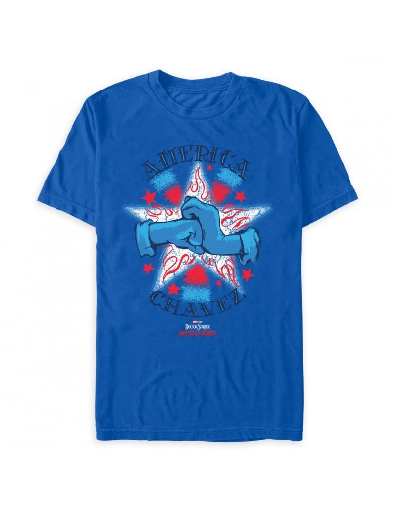 America Chavez Emblem T-Shirt for Adults – Doctor Strange in the Multiverse of Madness $8.64 MEN