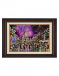 ''Walt Disney World 50th Anniversary'' Framed Limited Edition Canvas by Thomas Kinkade Studios $559.60 HOME DECOR