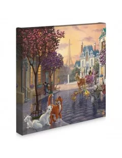 ''The Aristocats'' Gallery Wrapped Canvas by Thomas Kinkade Studios $43.12 COLLECTIBLES