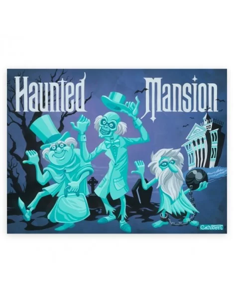 The Haunted Mansion ''The Travelers'' Signed Giclée by Trevor Carlton – Limited Edition $163.20 COLLECTIBLES