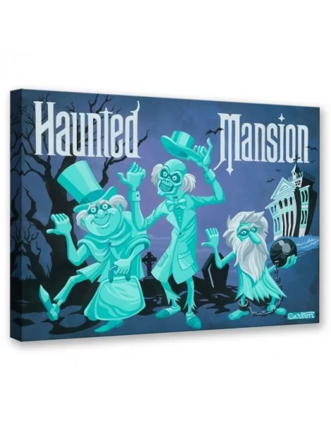 The Haunted Mansion ''The Travelers'' Signed Giclée by Trevor Carlton – Limited Edition $163.20 COLLECTIBLES