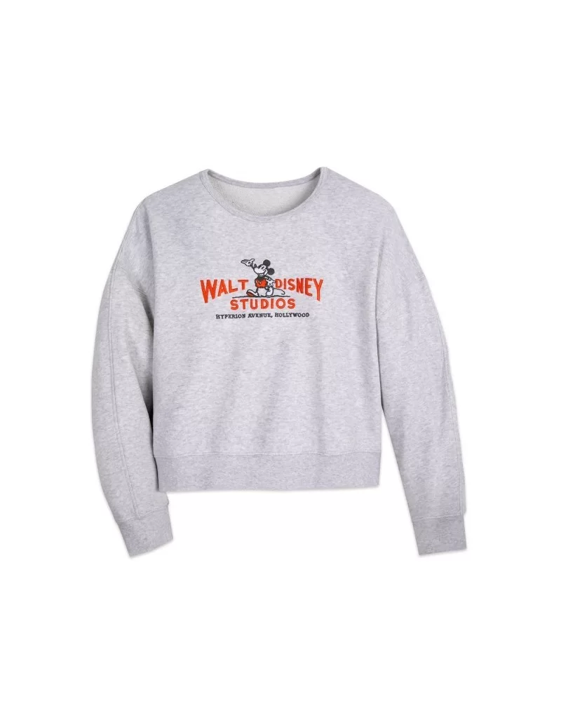 Mickey Mouse Walt Disney Studios Pullover Sweatshirt for Women – Disney100 $17.60 WOMEN