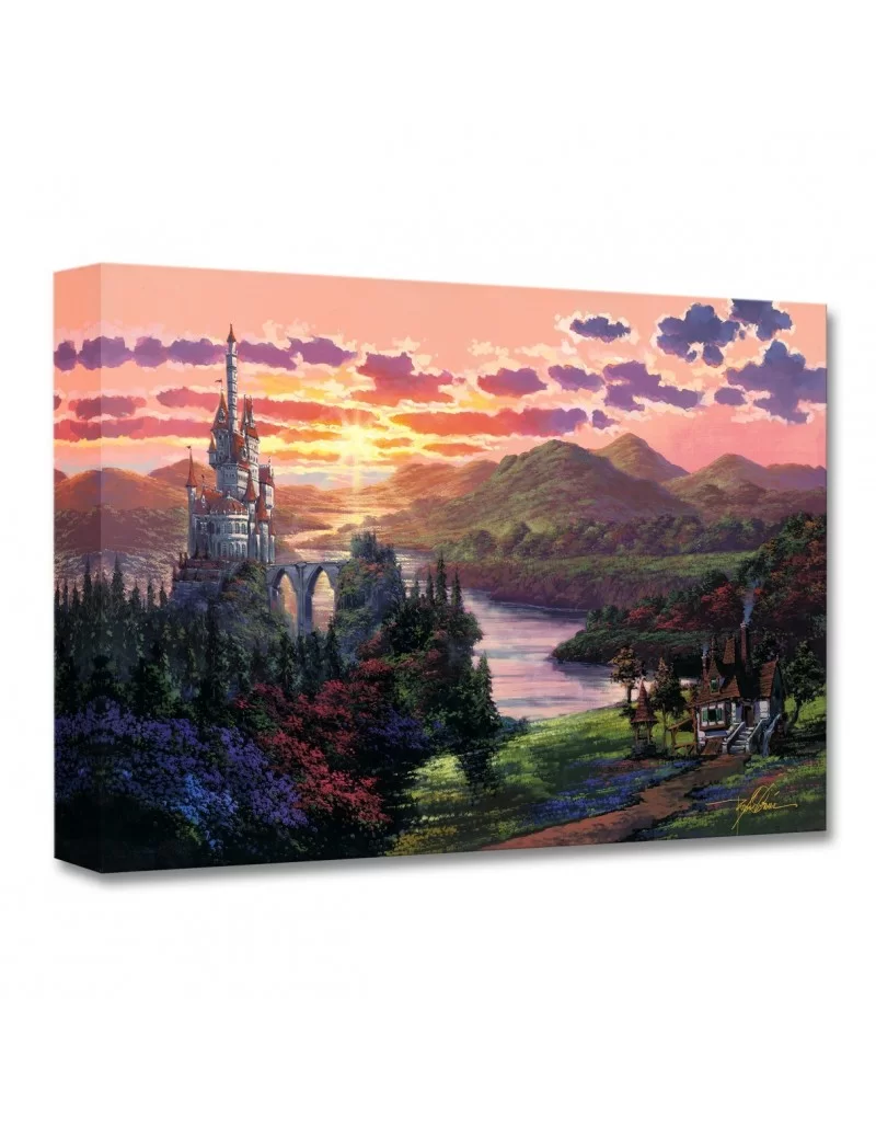 Beauty and the Beast ''The Beauty in Beast's Kingdom'' Giclée on Canvas by Rodel Gonzalez $58.78 HOME DECOR