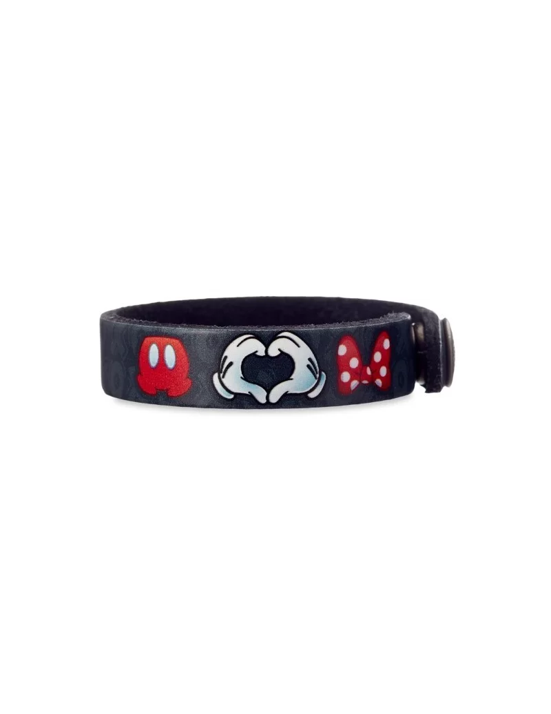 Mickey Loves Minnie Leather Bracelet – Personalizable $2.96 KIDS