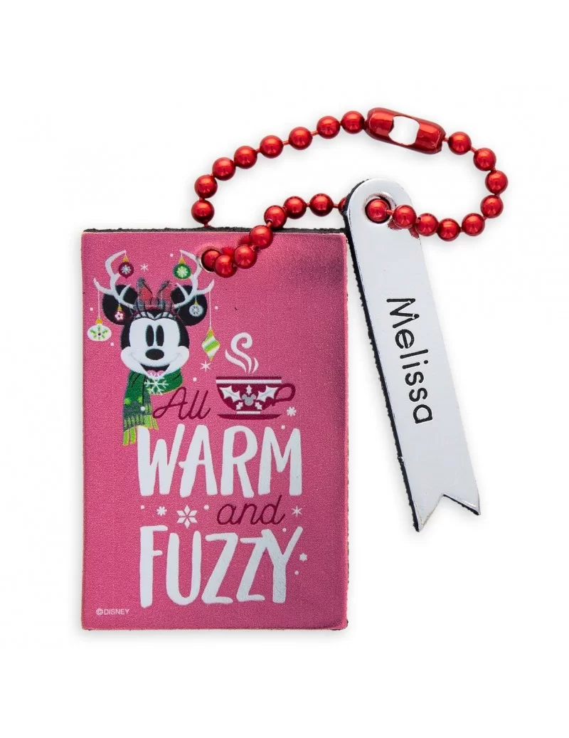 Santa Minnie Mouse Leather Luggage Tag – Personalizable $5.26 KIDS