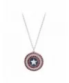 Captain America Shield Pendant Necklace by CRISLU $45.60 ADULTS