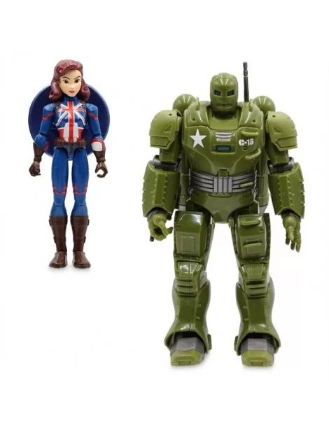 Captain Carter and The Hydra Stomper Action Figure Set – Marvel Toybox $10.92 COLLECTIBLES