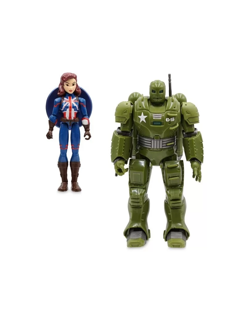Captain Carter and The Hydra Stomper Action Figure Set – Marvel Toybox $10.92 COLLECTIBLES