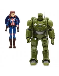 Captain Carter and The Hydra Stomper Action Figure Set – Marvel Toybox $10.92 COLLECTIBLES