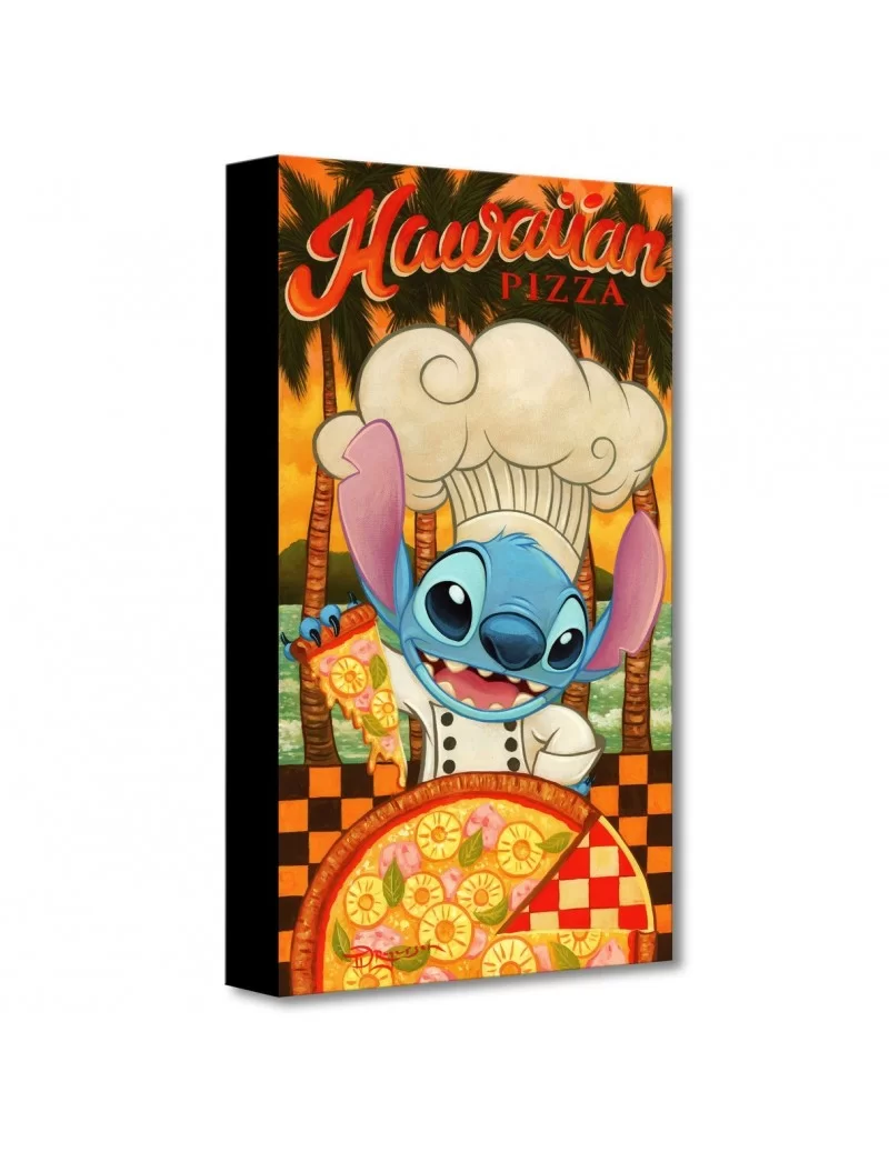 Stitch ''Hawaiian Pizza'' Giclée on Canvas by Tim Rogerson $40.79 COLLECTIBLES