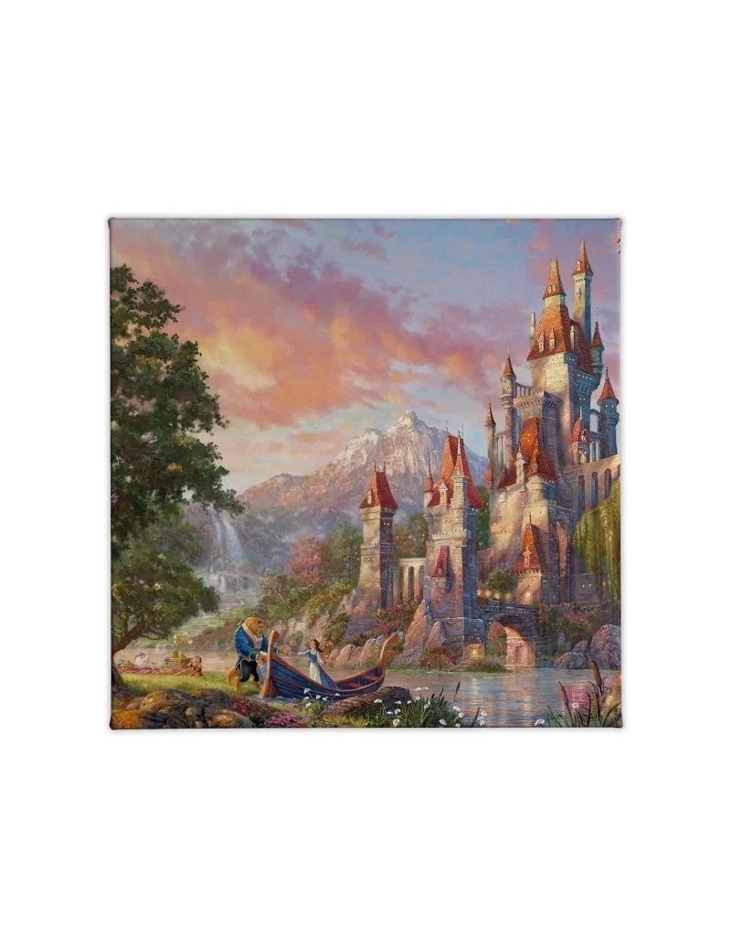 ''Beauty and the Beast II'' Gallery Wrapped Canvas by Thomas Kinkade Studios $36.96 HOME DECOR