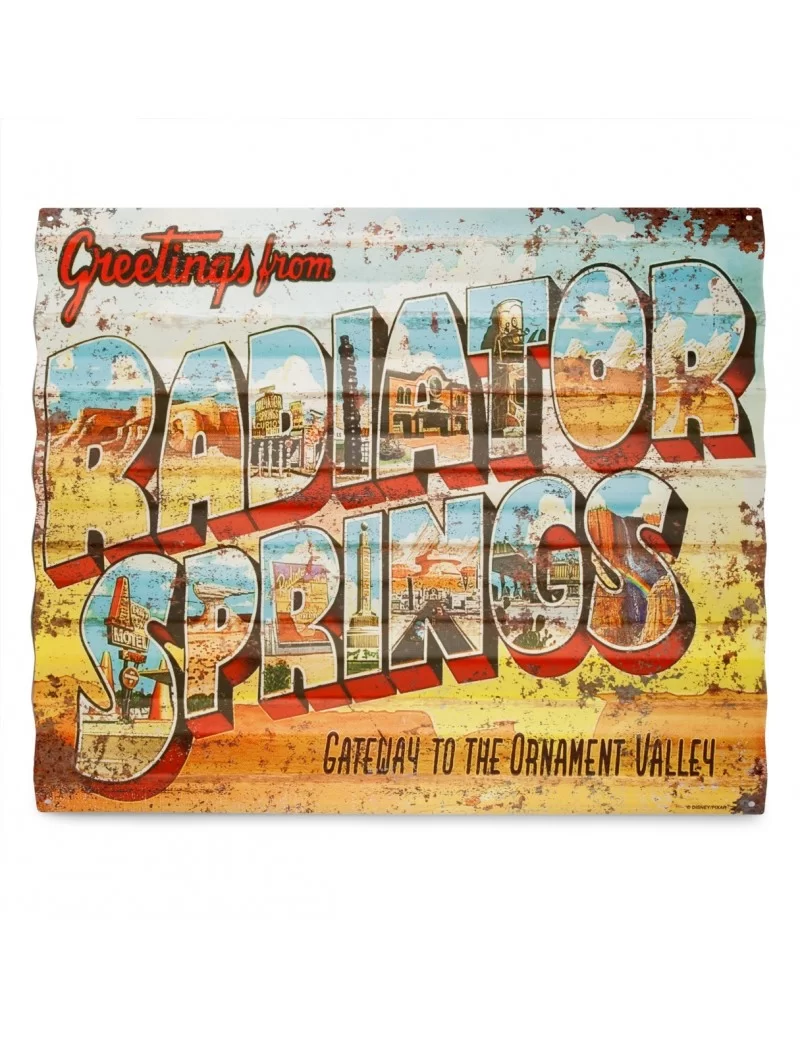 Radiator Springs Metal Sign – Cars $43.20 HOME DECOR