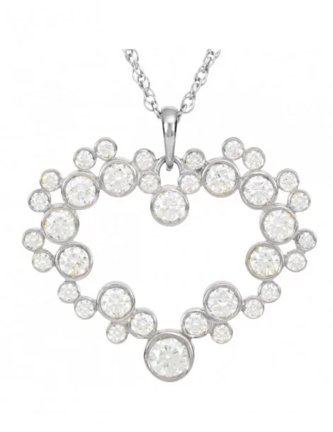 Mickey Mouse Icon Diamond Heart Necklace $2,544.00 ADULTS