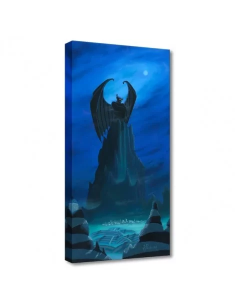Chernobog ''A Dark Blue Night'' by Michael Provenza Hand-Signed & Numbered Canvas Artwork – Limited Edition $147.20 HOME DECOR