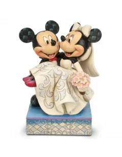 Mickey and Minnie Mouse ''Congratulations!'' Figure by Jim Shore $24.96 HOME DECOR