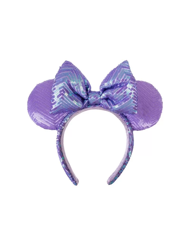 Minnie Mouse Sequin Ear Headband for Adults – Lavender $14.00 ADULTS