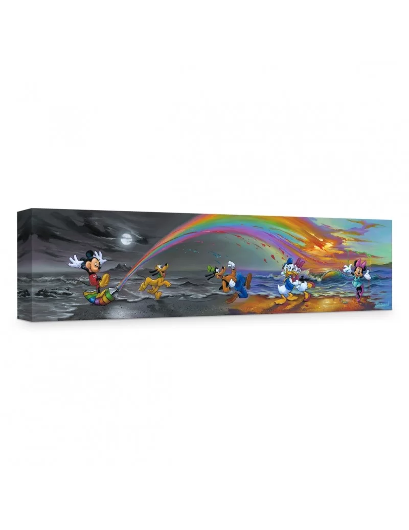 ''Mickey Makes Our Day'' Giclée on Canvas by Jim Warren $37.19 COLLECTIBLES