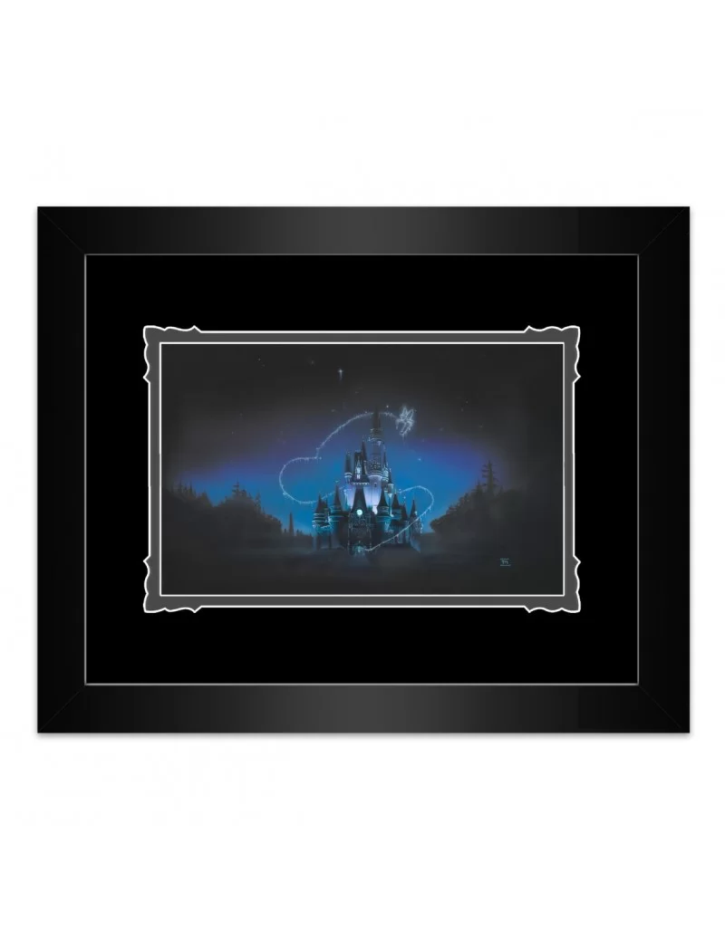 Cinderella Castle ''40 Magical Years'' Framed Deluxe Print by Noah $43.52 COLLECTIBLES